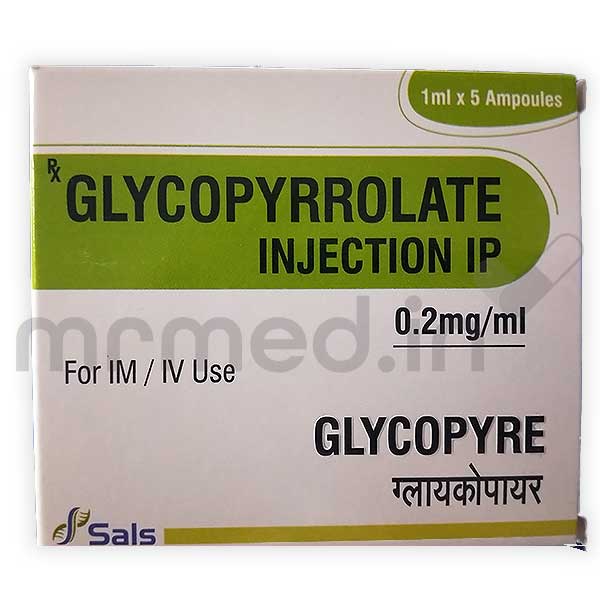 Glycopyre 0.2mg Injection Uses, Price, and Side Effects MrMed